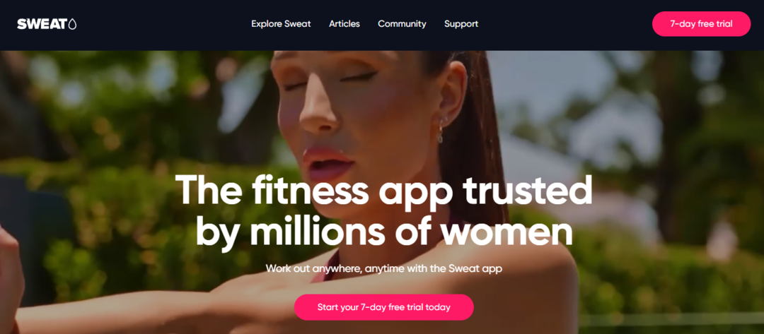 sweat - Best HIIT Workout App