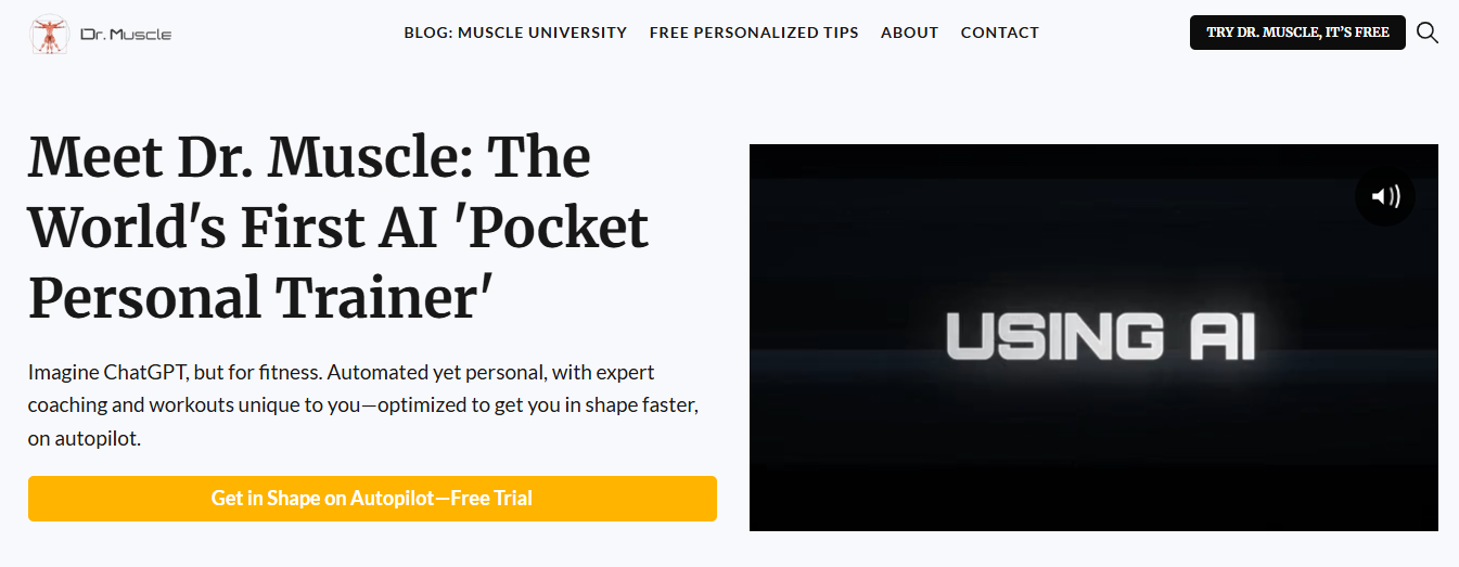dr muscle - Best Workout Tracker App