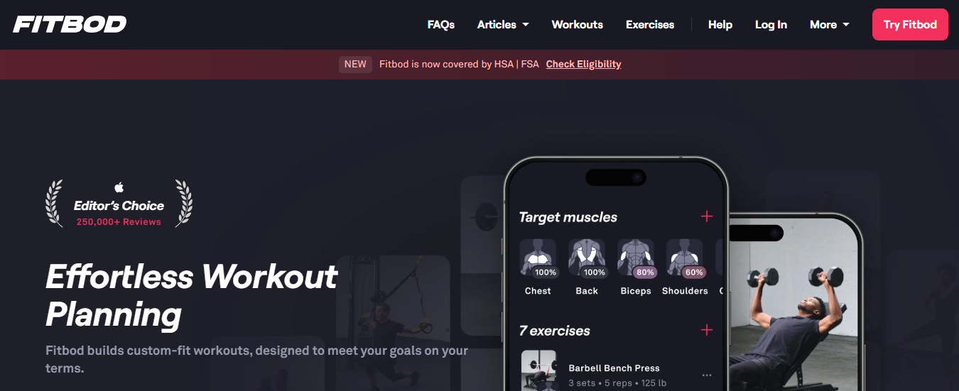 fitbod - Best Gym Workout App