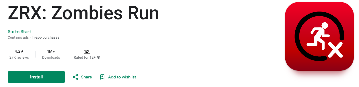 zombies run - Best Free Workout Apps