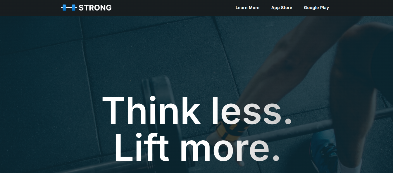 strong - Best Free Workout Apps