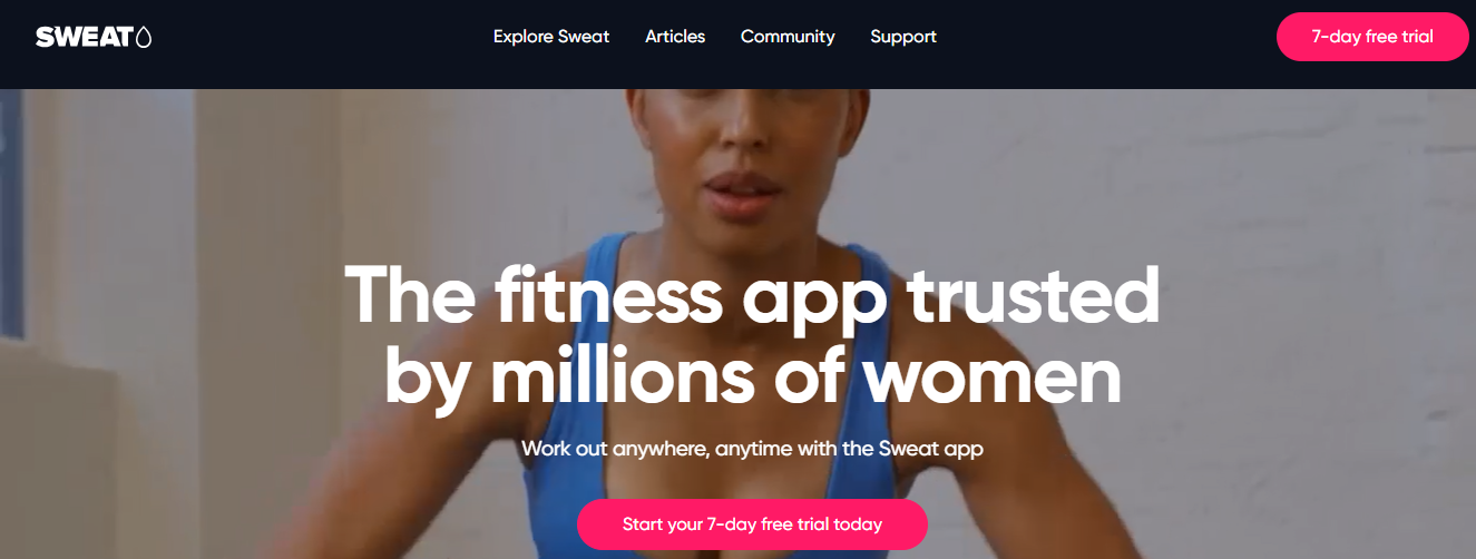 sweat - Best Free Workout Apps