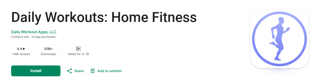 daily workouts - Free Workout Apps For Women