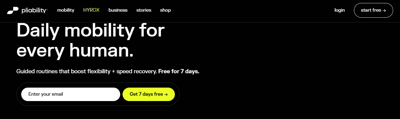 pliability - Free Workout Apps For Women