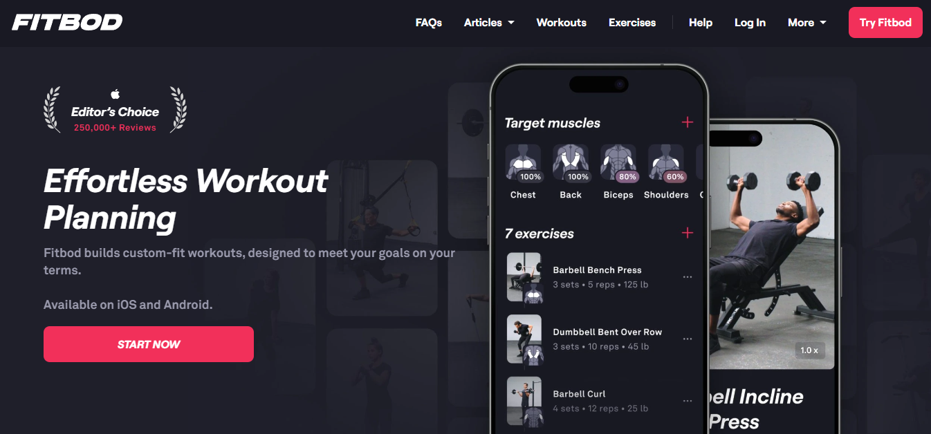 fitbod - Free Workout Apps For Women