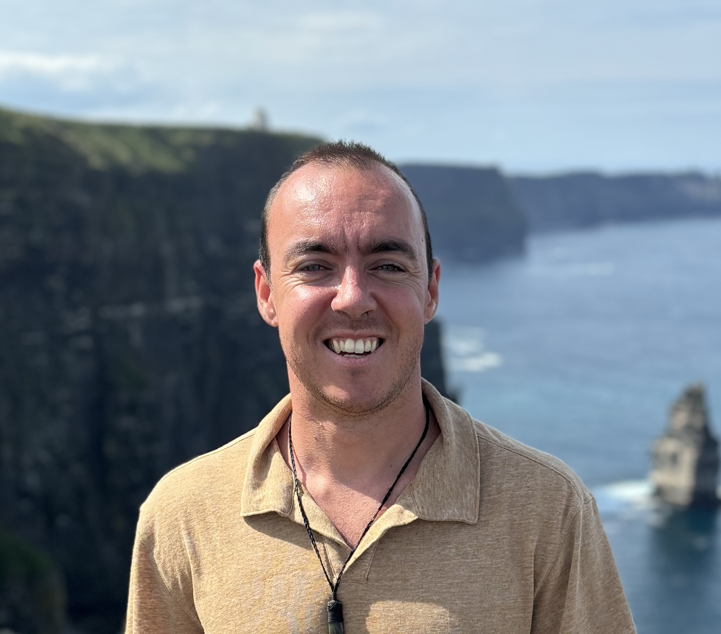 image of a reflective data visualization meeting