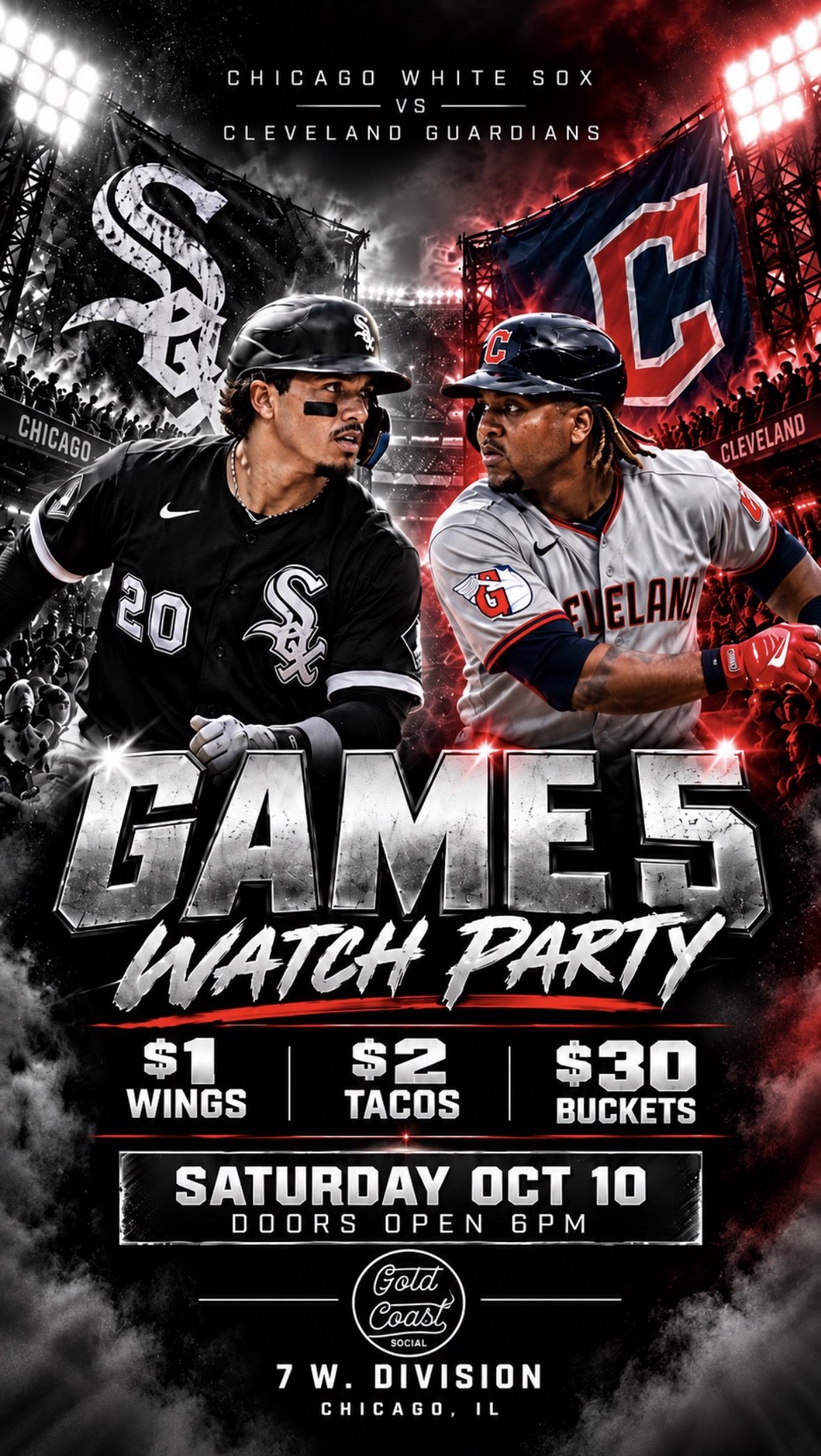 SOX VS GUARDIANS GAME 5 Watch Party