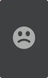 Sad face, a step on a scale from left to right where the farther right, the happier the face gets.