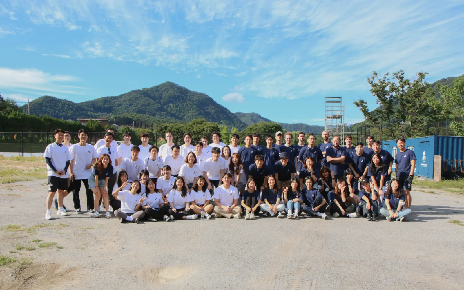 A big group photo of everyone together!