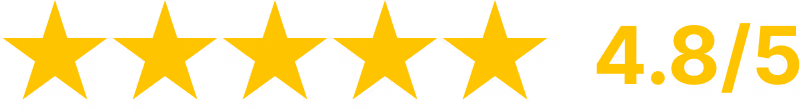 4.8 out of 5 Stars