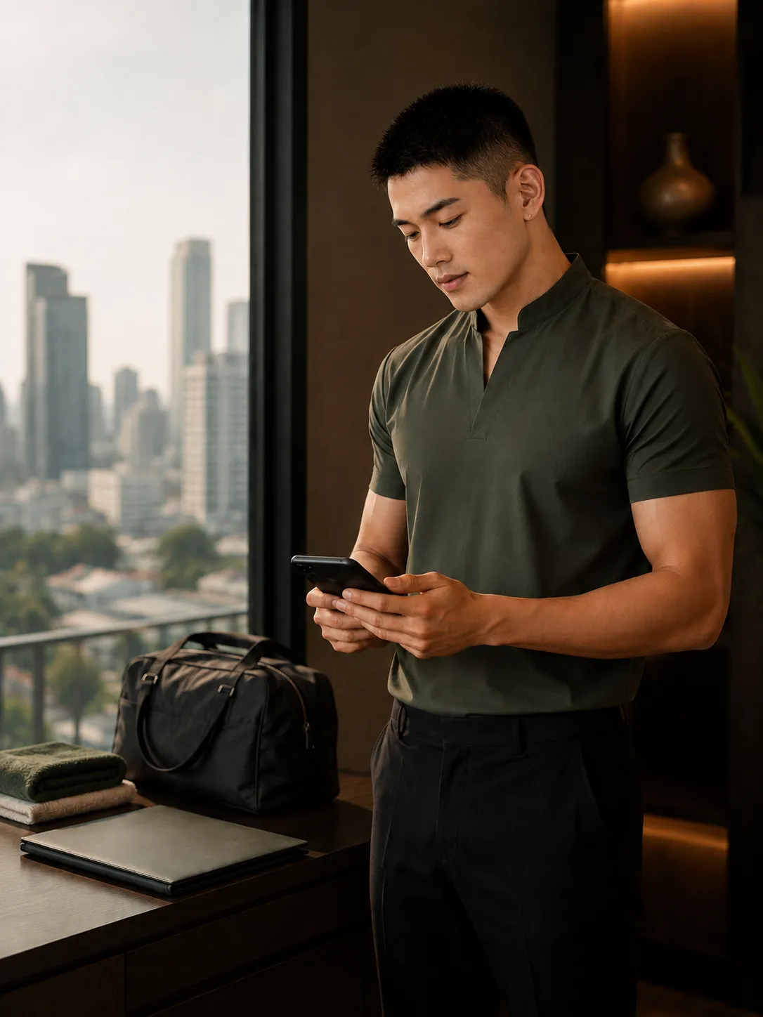 MMS Therapist กำลังดูข้อความหลังส่งใบสมัครสำเร็จ