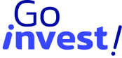 Go Invest logo in blue and italicized text with an exclamation mark.