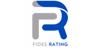 Logo with stylized letters F and R in blue and gray with text 'FIDES RATING' below.
