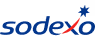 Sodexo company logo with a blue star above the x.
