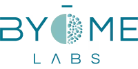 BYOME LABS logo with stylized brain graphic replacing the letter O in BYOME.