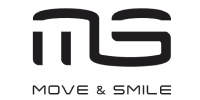 Logo with stylized letters M and S above the text MOVE & SMILE.