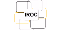 Four rounded rectangles overlapping with IROC text in center on white background.