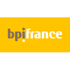 bpi france logo on a yellow background