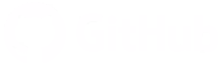GitHub logo with cat silhouette inside a circle followed by the word GitHub.