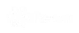 React logo with atom symbol and text React.