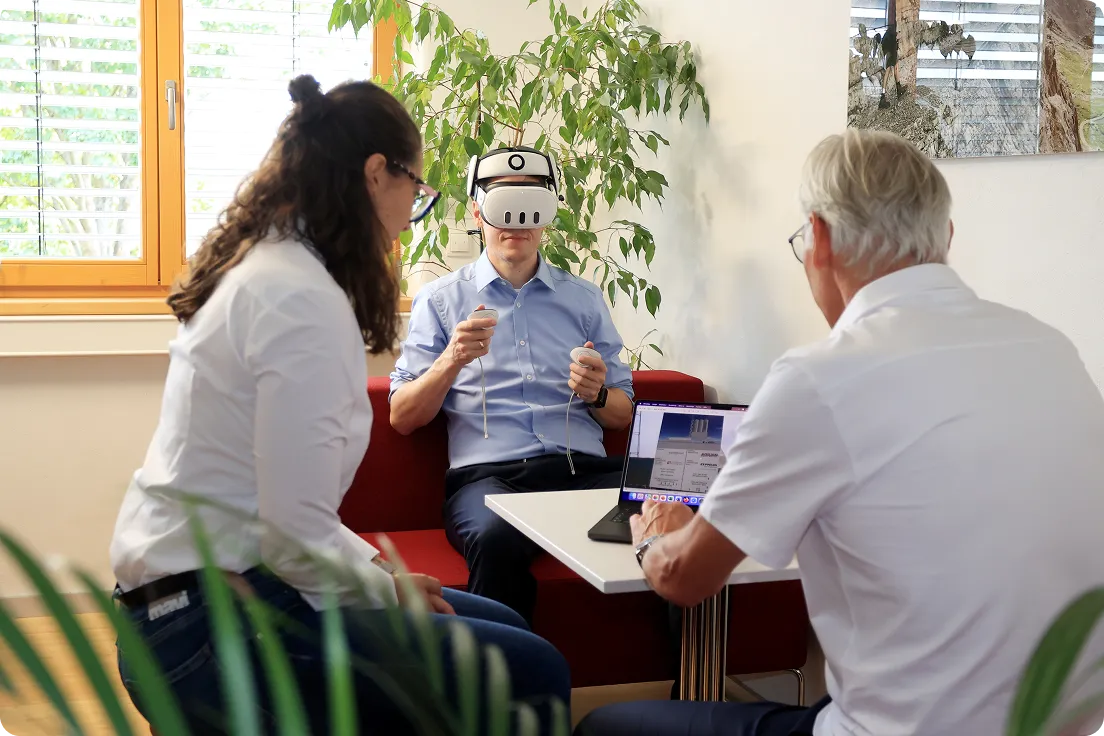 Kundengespräch mit Beratung – individuelle Betreuung durch das Ingenieurbüro Schardt