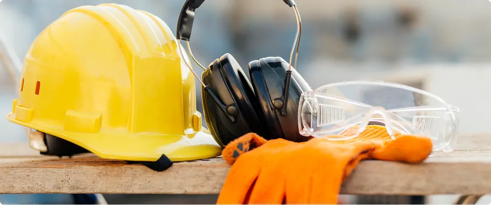 Helme und Schutzkleidung – externe Sicherheitsfachkraft und Arbeitsschutzmanagement