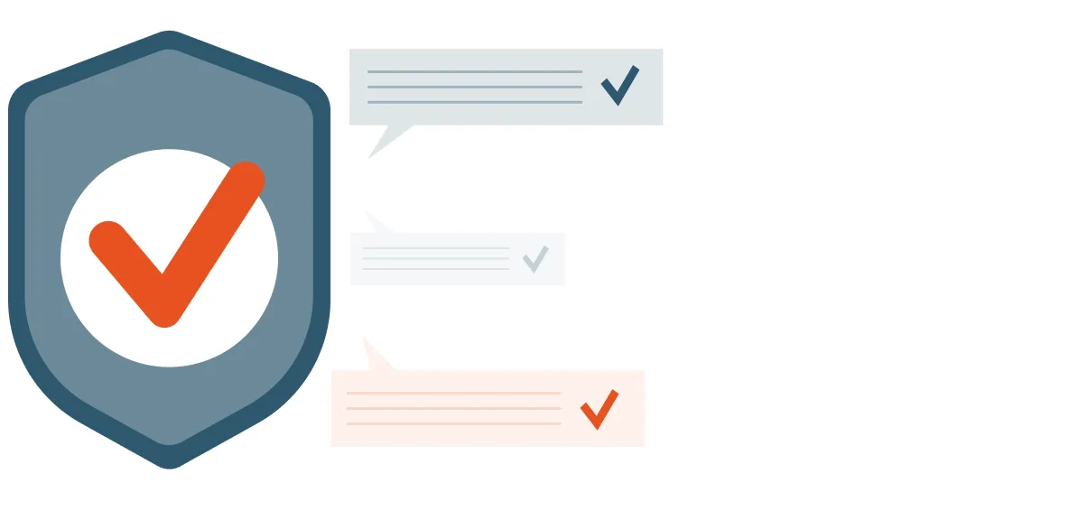 Checkliste und Zahnrad – Umsetzung von Normenanforderungen und Zertifizierungsbegleitung