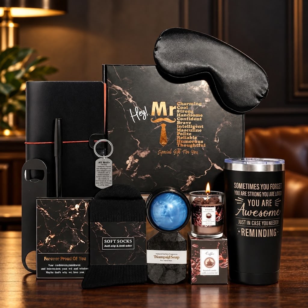 Gentelman Set gift box for men with practical and relaxing essentials