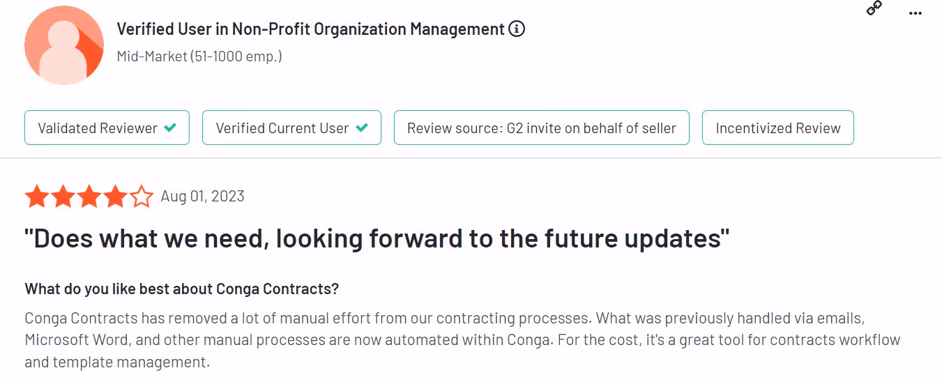 Best contract management softwares for MSP- Conga