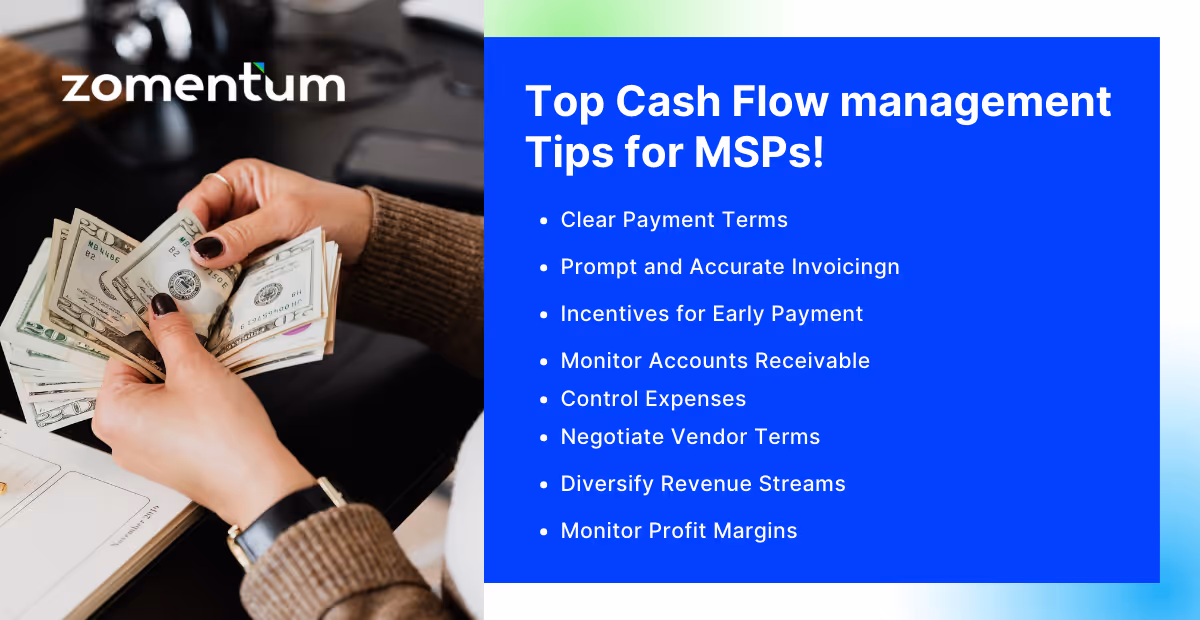 MSP cashflow management