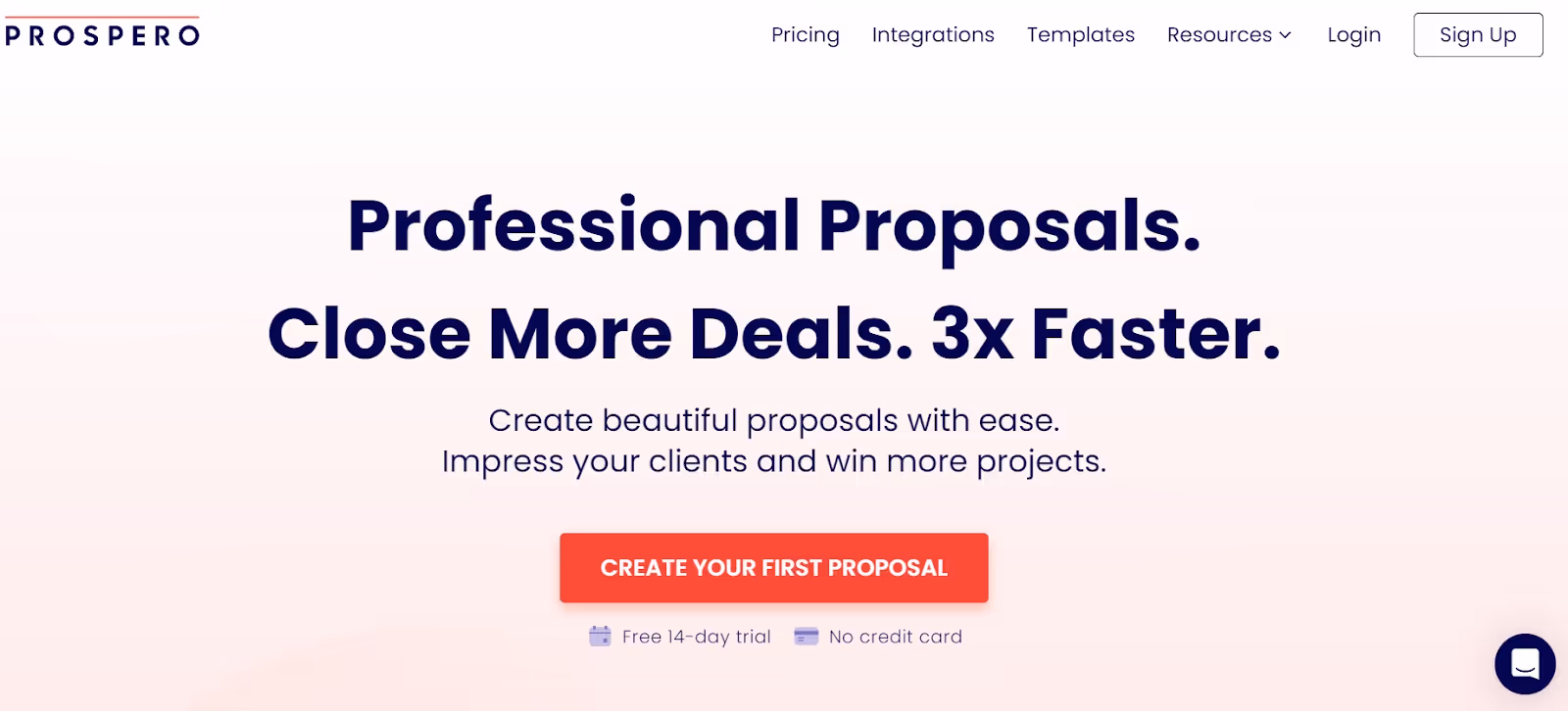 sales proposal software <Prospero>