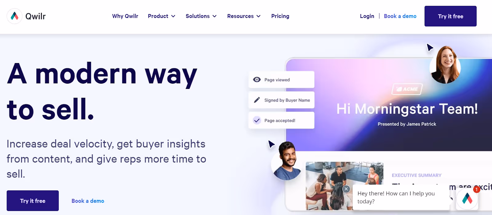 sales proposal software <Qwirl>