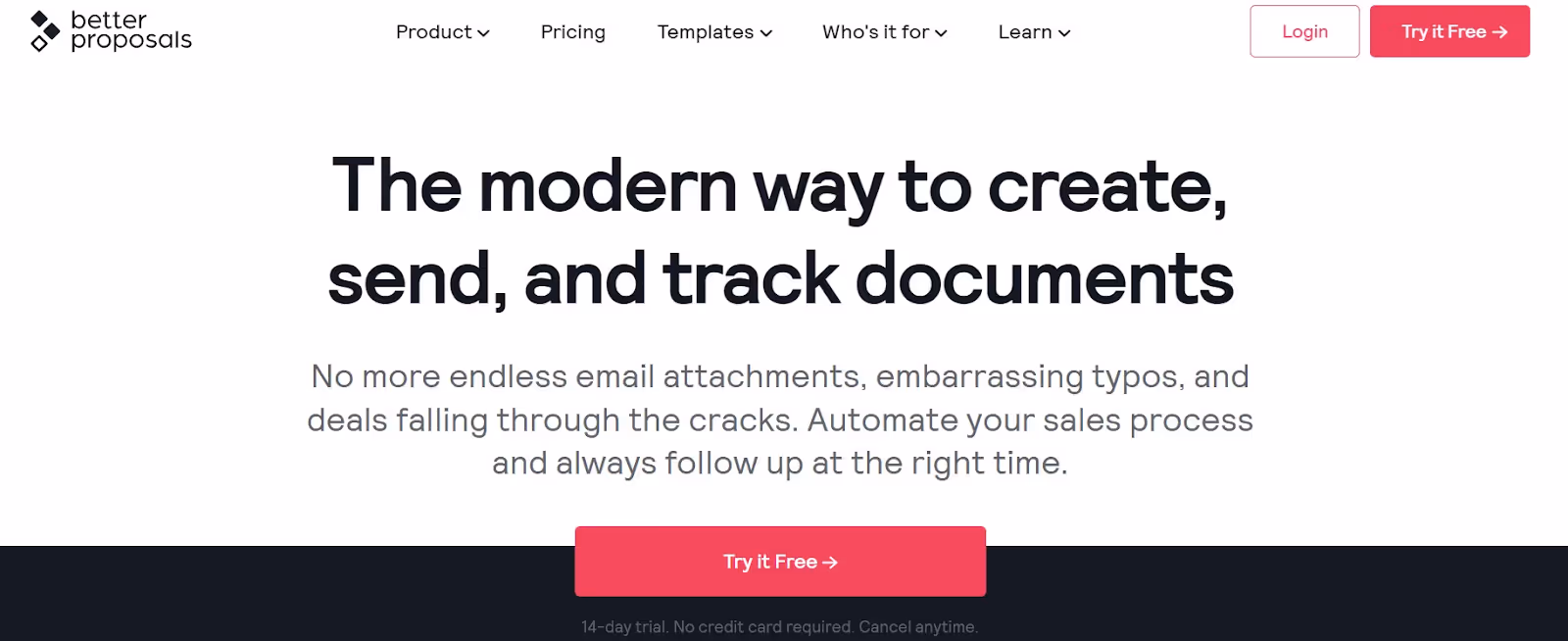 sales proposal software <Better Proposals alternate>