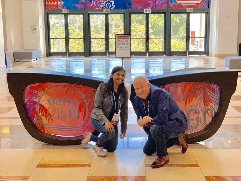 CEO Shruti Ghatge with Channel Chief Ted Roller