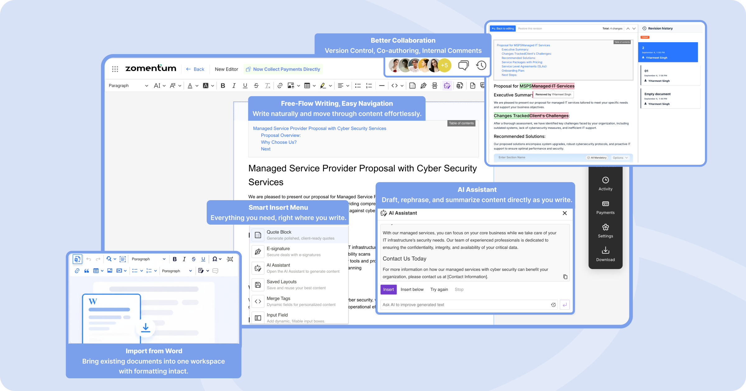 Document Editor Enhancements