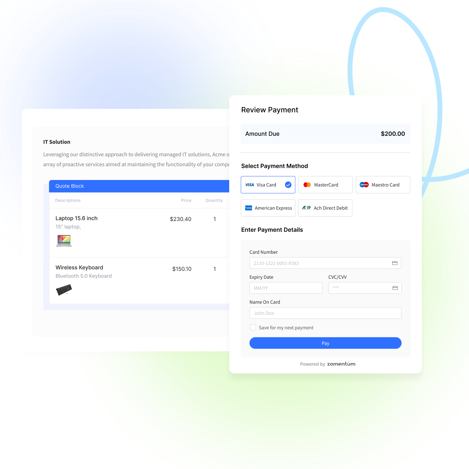 Payment Tool
