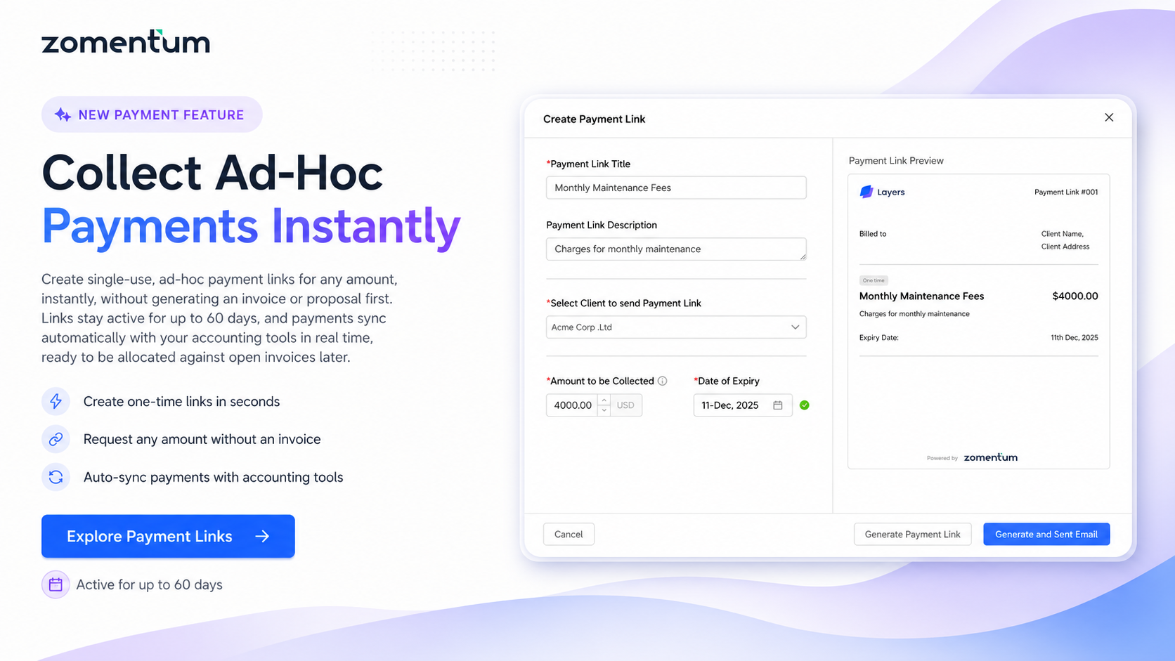 Instant Payment Links