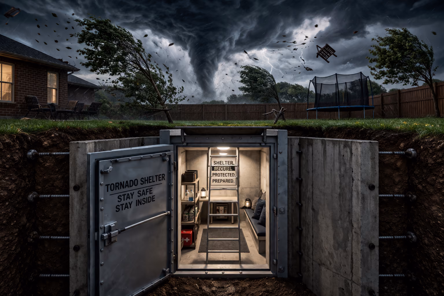 what is a hurricane shelter underground