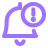 Illustration of a purple ringing bell with sound waves indicating an alert or notification.