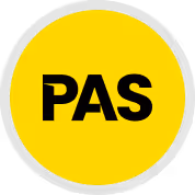 Customer testimonials section featuring logos and quotes from construction clients by PAS