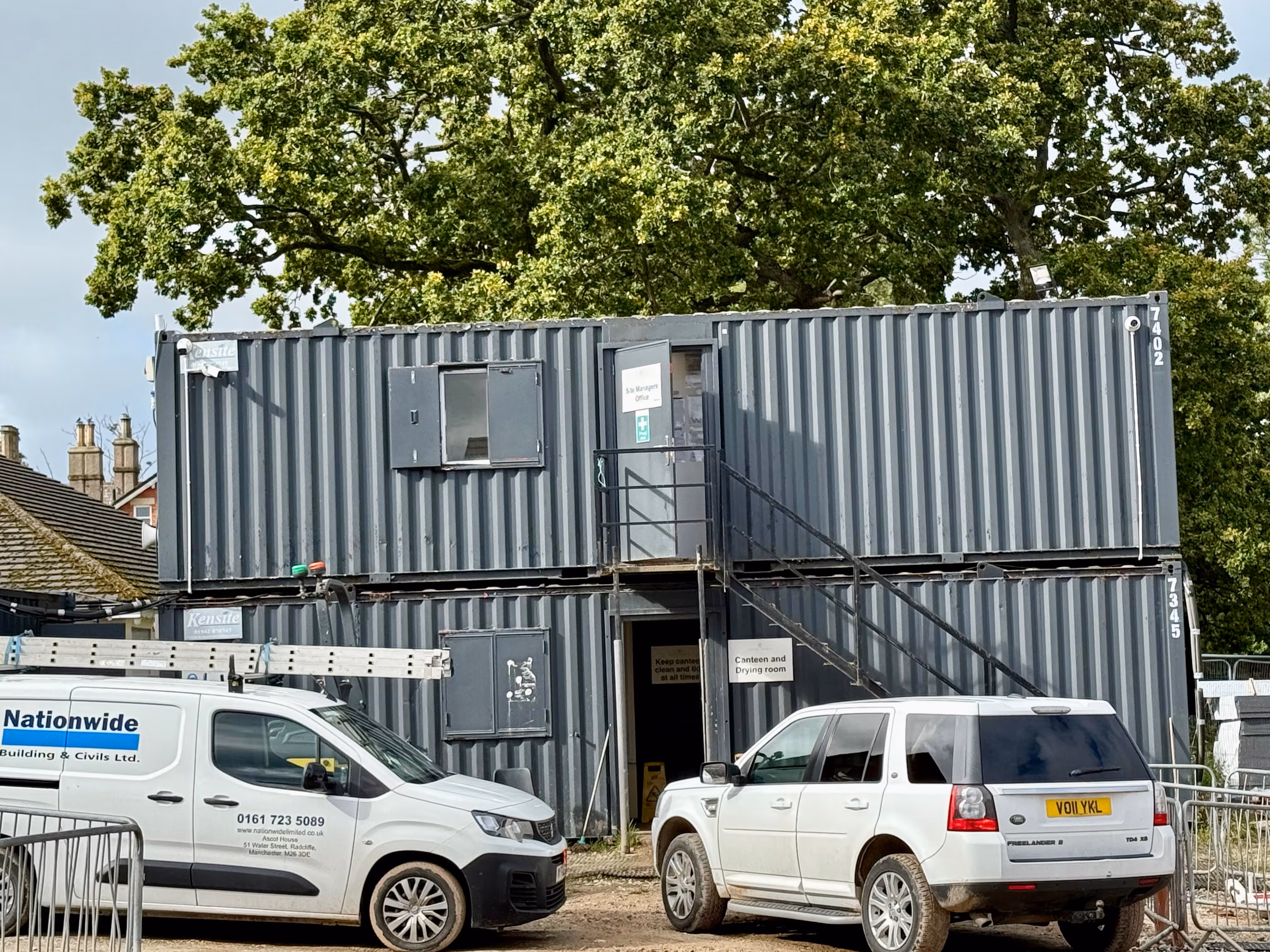 Ascot Homes development with Kensite modular units.