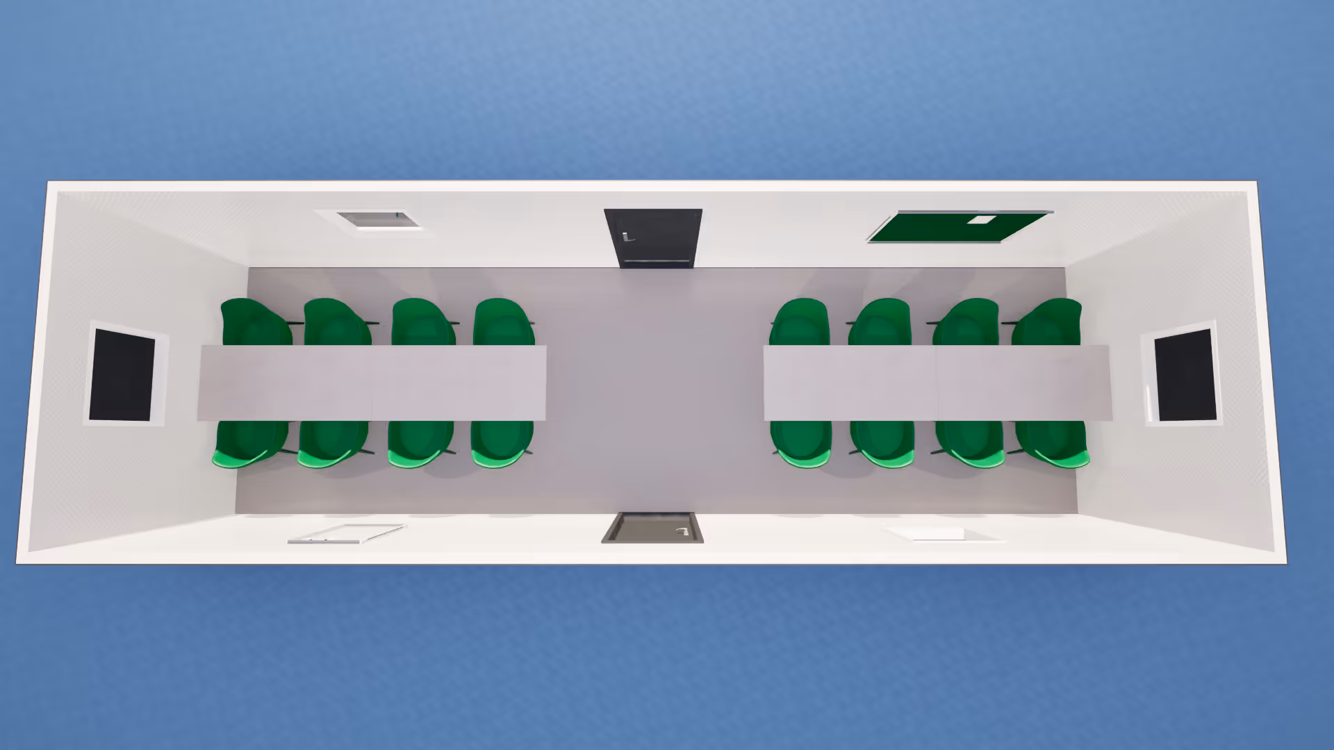 32x10 large cabins for teams and major construction projects.