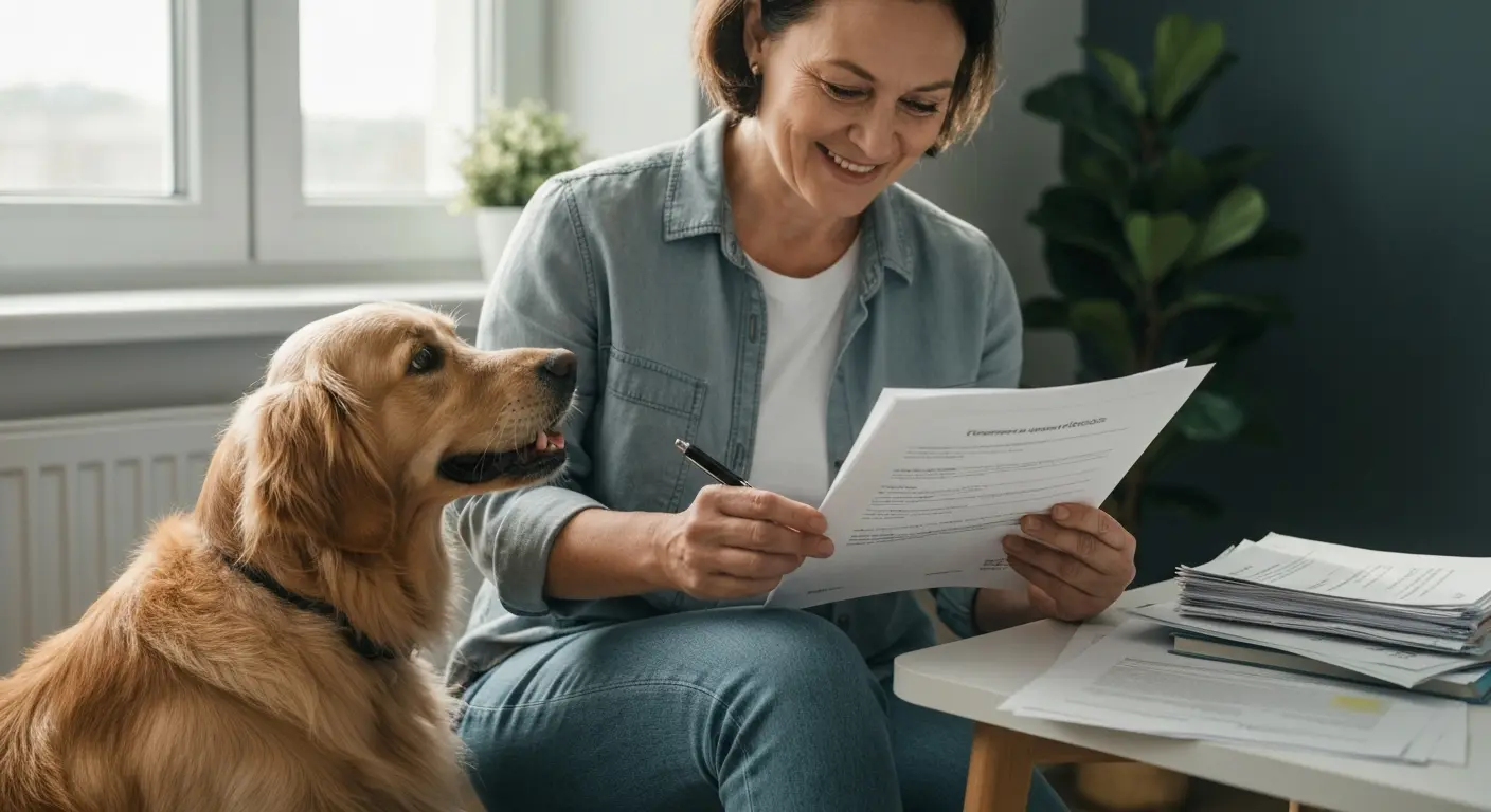 Propriétaire remplie feuille de soins Filouzii