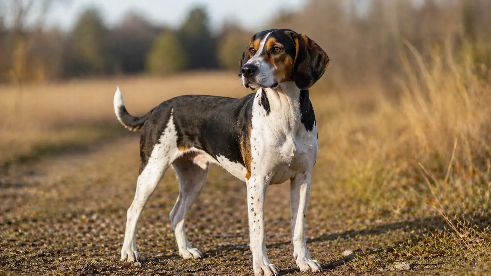 Anglo-Français Tricolore dans un champs
