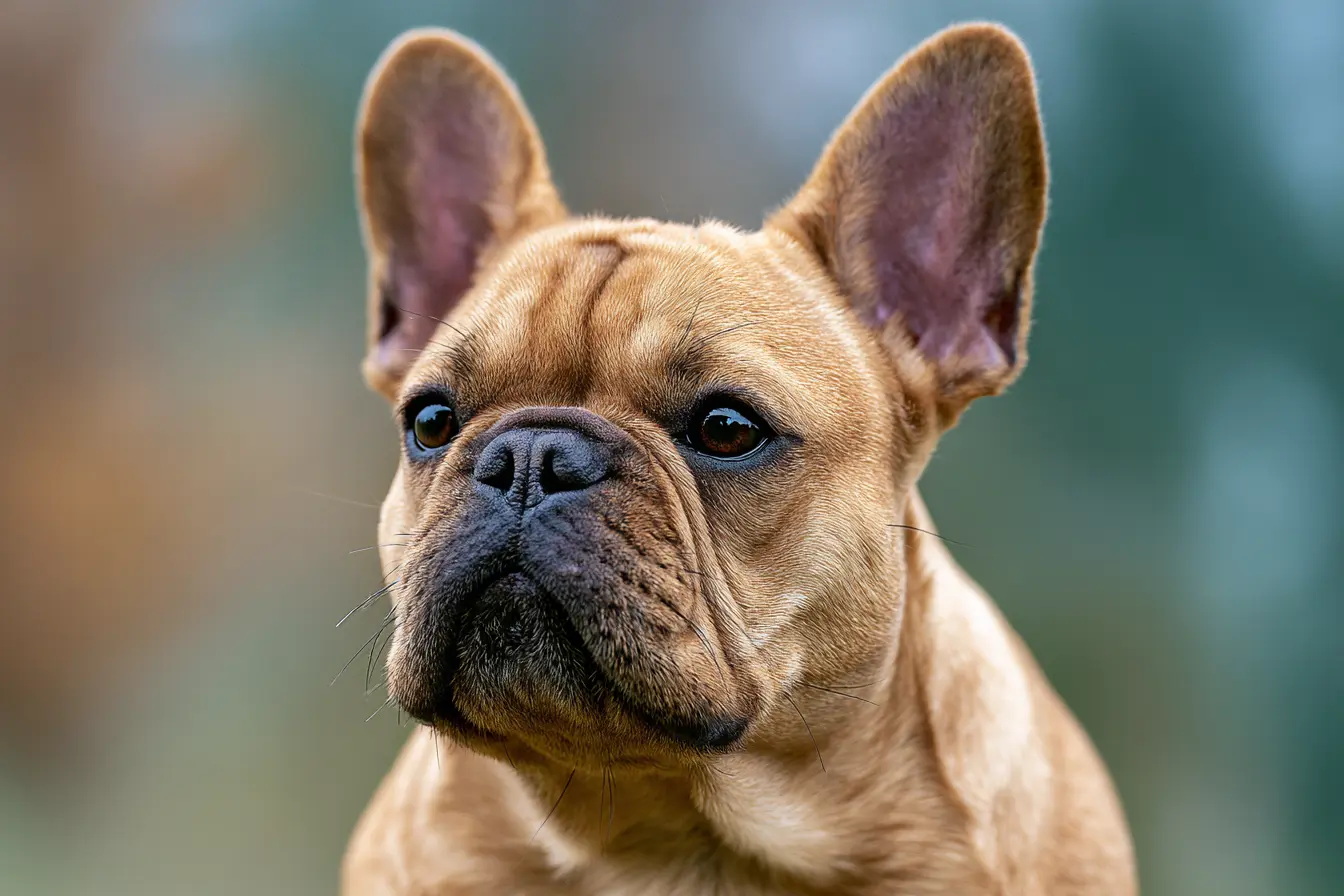 Bouledogue Français dans un parc