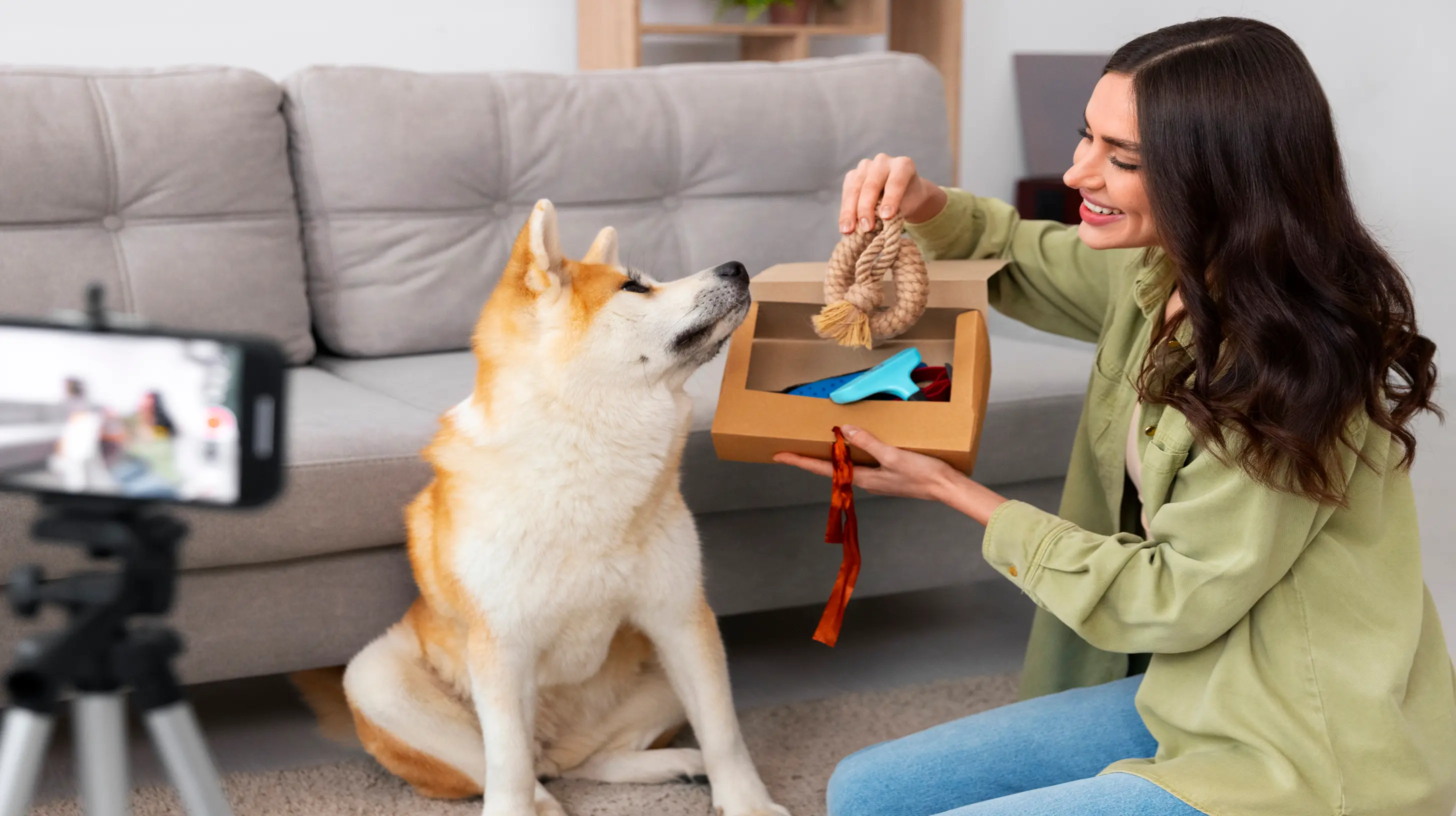 une séance de training avec le chien pour observation de son comportement