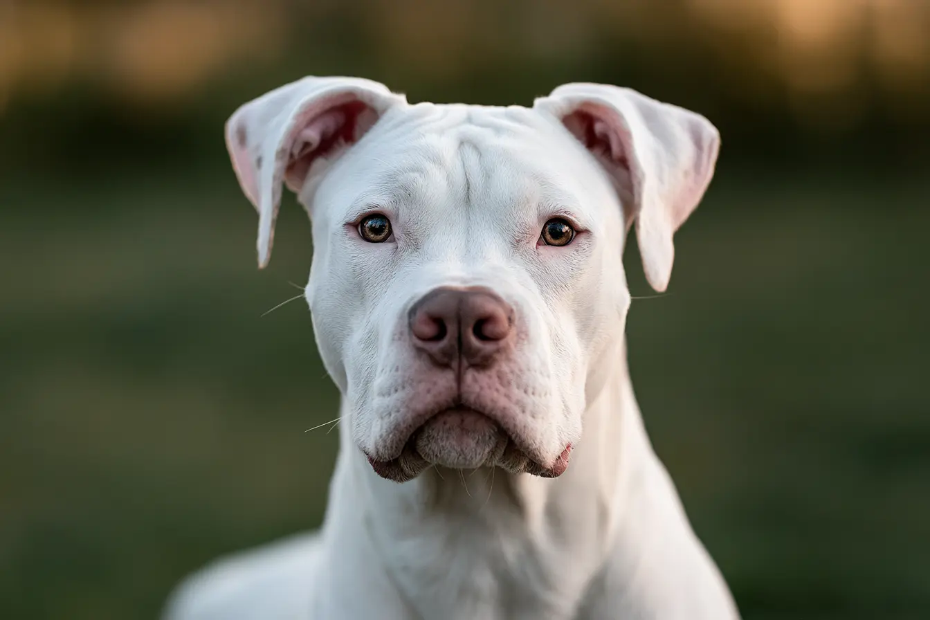 Dogue Argentin face caméra