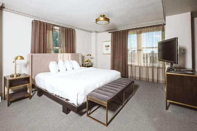 Rooms and Suites: Art Deco Elegance with Modern Whimsy