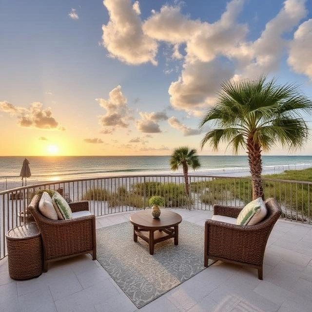 Seaside Setting: Pompano's Beachfront Beacon with Easy Access