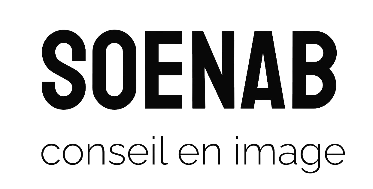 SOENAB logo with the tagline 'conseil en image' below in black text on a white background.